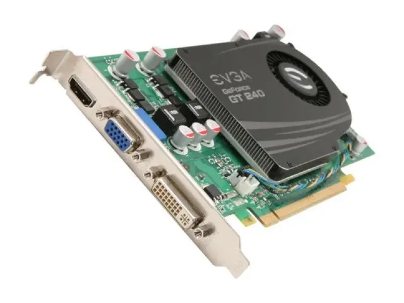 512-P3-1240-A1 - EVGA GeForce GT 240 512MB DDR5 DVI/ HDMI Video Graphics Card
