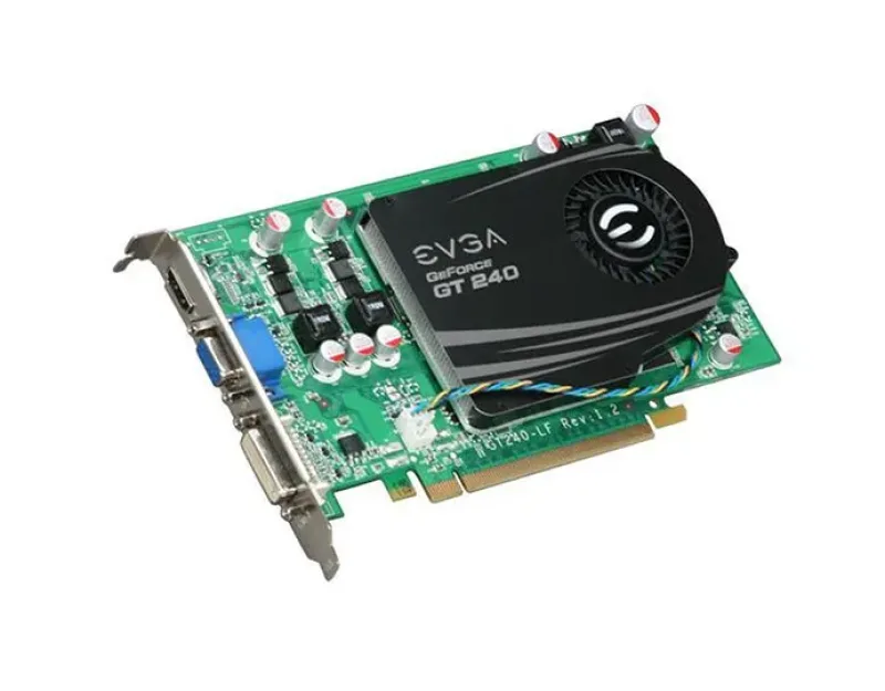 512-P3-1240-KR - EVGA GeForce GT 240 512MB DDR5 DVI/ HDMI Video Graphics Card