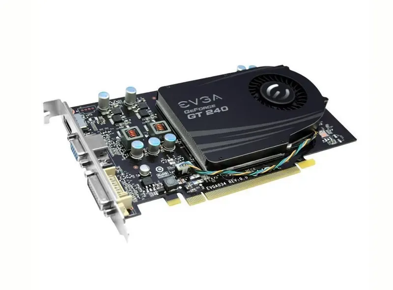 512-P3-1242-A1 - EVGA GeForce GT 240 SuperClocked 512MB 128-Bit GDDR5 PCI Express 2.0 x16 DVI/ HDMI VGA Video Graphics Card