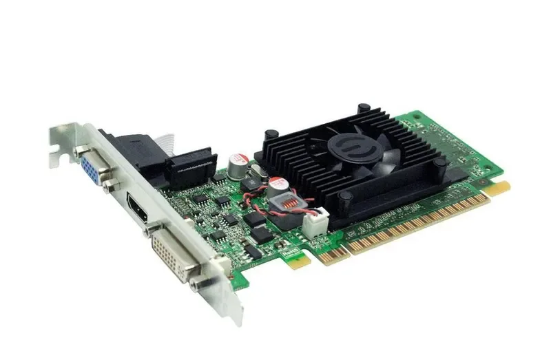512-P3-1310-AR - EVGA GeForce 210 512MB 64-Bit DDR3 PCI Express 2.0 x16 Dual Link DVI-I/ HDMI/ VGA/ HDCP Ready Video Graphics Card