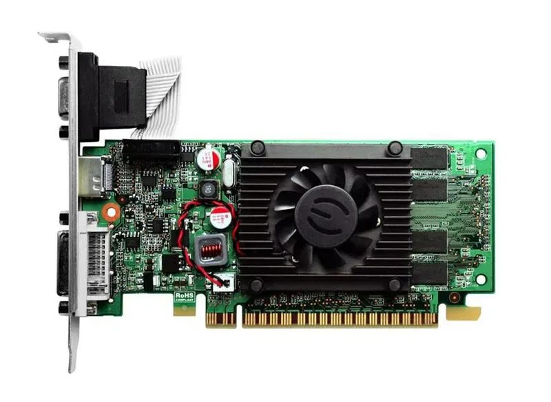 512-P3-1310-R1 - EVGA GeForce 210 512MB 64-Bit DDR3 PCI Express 2.0 x16 Dual Link DVI-I/ HDMI/ VGA/ HDCP Ready Video Graphics Card