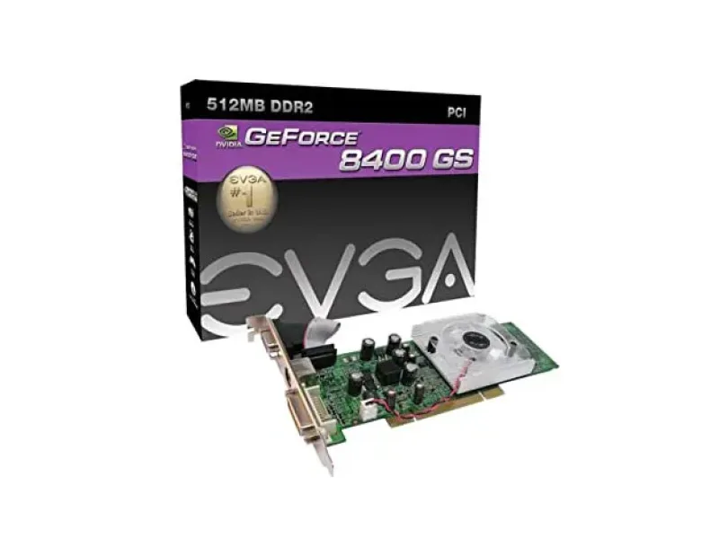 512-P3-N723-KR - EVGA GeForce 8400GS 512MB DDR2 64-Bit HDCP Ready PCI Express 2.0 x16 Video Graphics Card