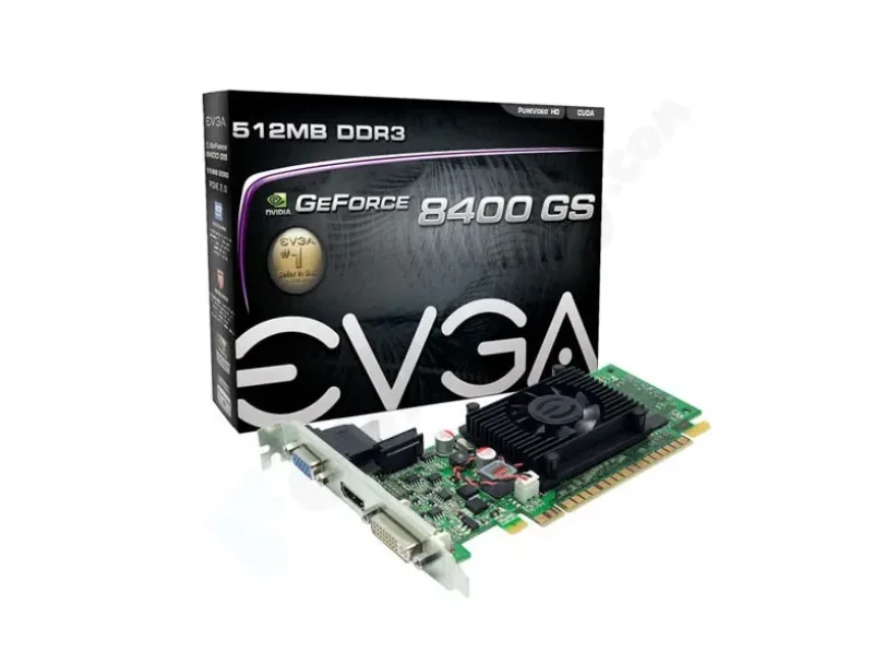 512-P3-N725-KR - EVGA GeForce 8400 GS 512MB DDR2 64-Bit HDCP Ready PCI Express 2.0 x16 Video Graphics Card