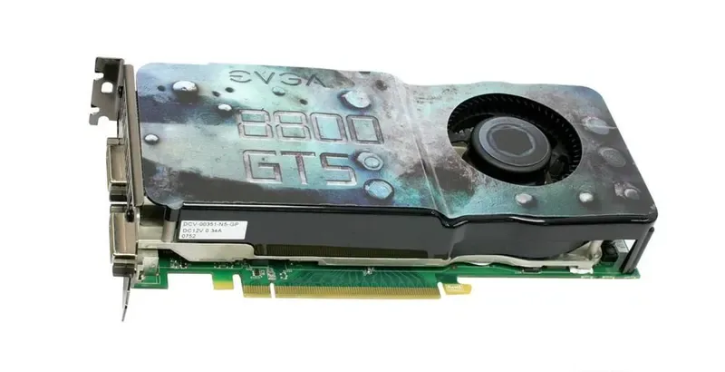 512-P3-N841-CR - EVGA GeForce 8800 GTS 512MB 256-Bit GDDR3 PCI Express 2.0 x16 HDCP Ready SLI Support Video Graphics Card