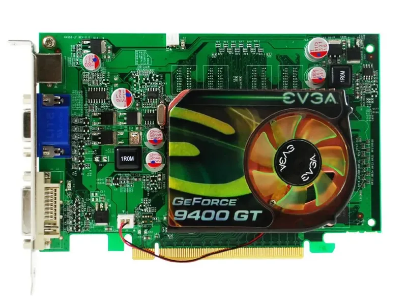 512-P3-N940-A1 - EVGA GeForce 9400 GT 512MB DDR2 64-Bit PCI Express 2.0 x16 D-Sub/ DVI/ HDTV/ S-Video Out Video Graphics Card