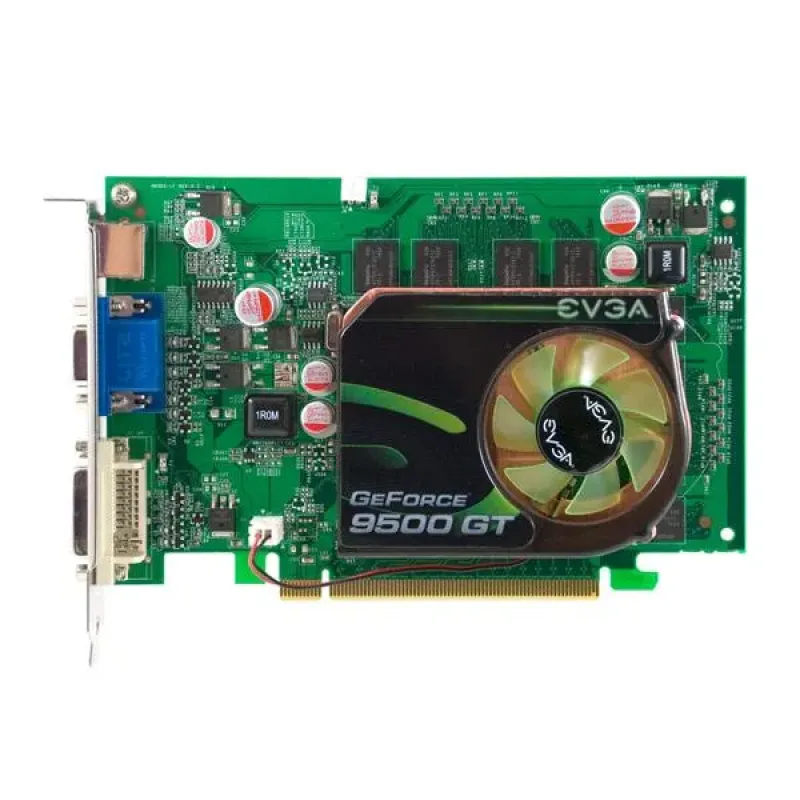 512-P3-N953-LR - EVGA Nvidia Geforce 9500 GT 512MB DDR2 PCI Express 2.0 DVI/ HDTV/ VGA Video Graphics Card