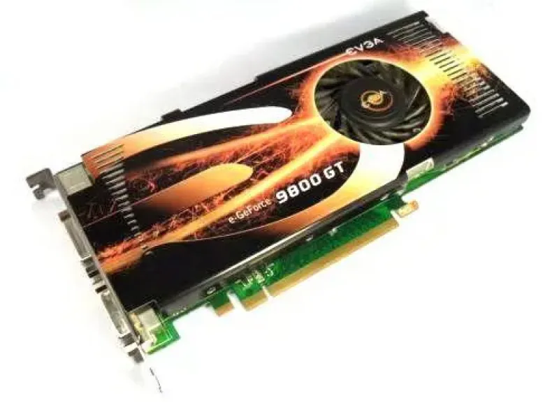 512-P3-N976-B1 - EVGA GeForce 9800GTn 512MB 256-Bit GDDR3 PCI Express 2.0 x16 HDCP Ready SLI Supported Dual DVI HDTV / S-Video Out Video Gra
