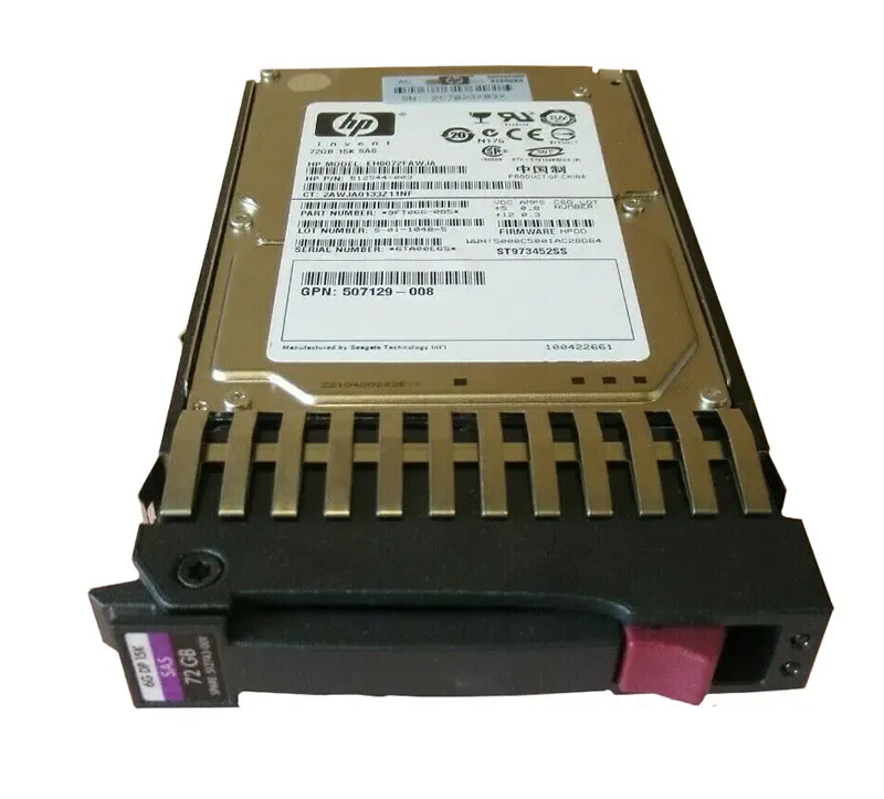 512544-003 - HP 73GB 15000RPM SAS 6GB/s Hot-Pluggable Dual Port 2.5-inch Hard Drive