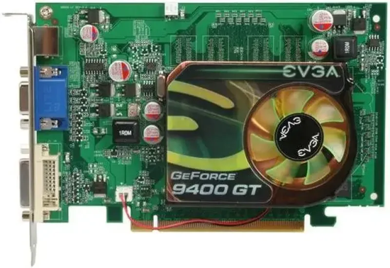 512P3N940S1 - EVGA GeForce 9400 GT 512MB DDR2 64-Bit PCI Express 2.0 x16 D-Sub/ DVI/ HDTV/ S-Video Out Video Graphics Card