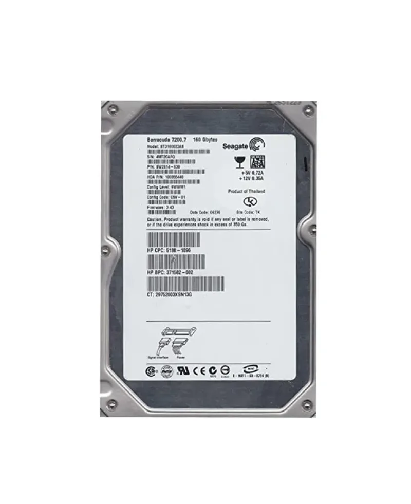 5188-1895 - HP 120GB 7200RPM SATA 3Gb/s 3.5-inch Hard Drive