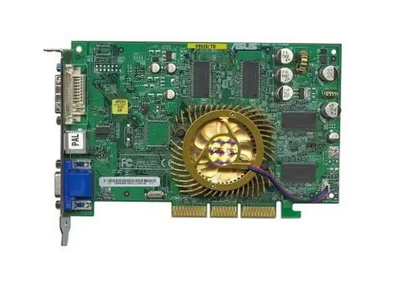 51CM271154 - ASUS 128MB VGA/ S-Video/ DVI Outputs AGP Video Graphics Card