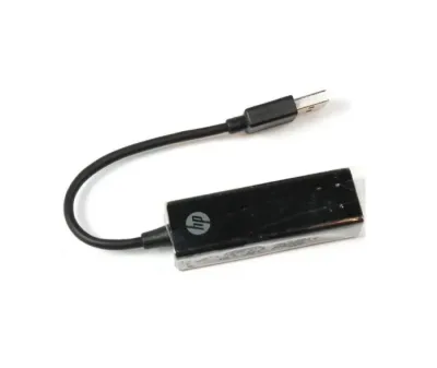 534376-001 - HP USB Ethernet Network Adapter USB to RJ-45 Dongle Adapter