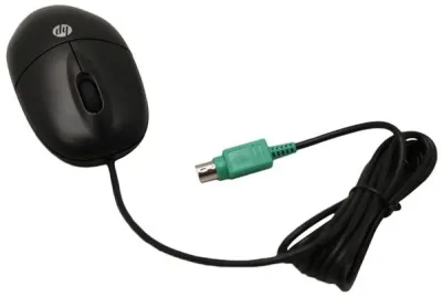 537748-001 - HP 2-Buttons Scroll Wheel PS/2 Optical Mouse