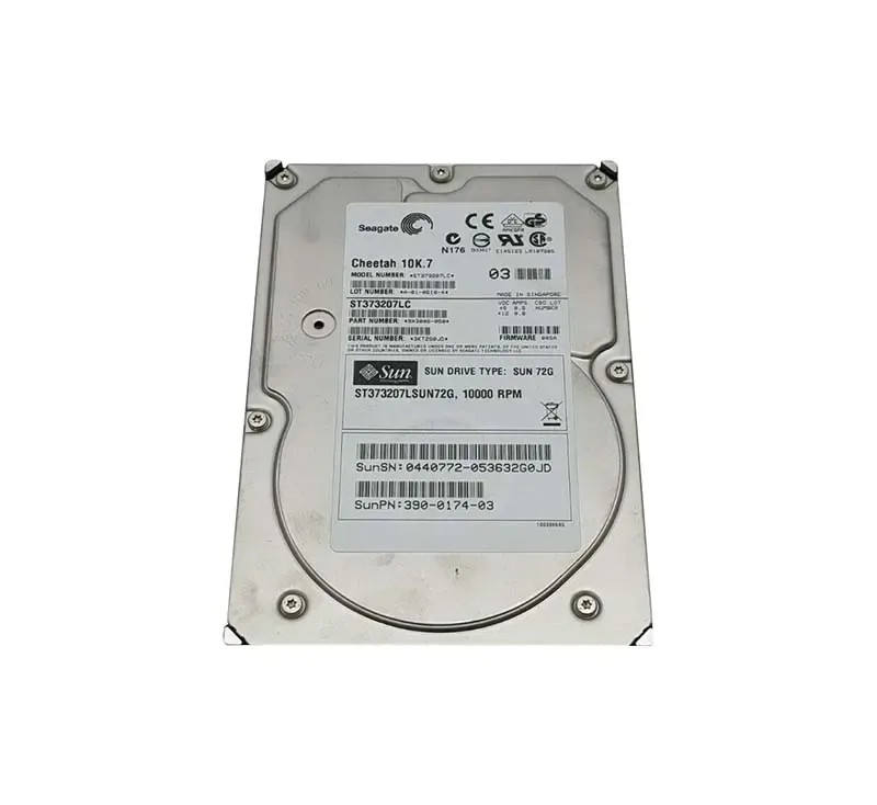 540-5455-01 - Sun 73GB 10000RPM Ultra-320 SCSI LVD Hot-Pluggable 80-Pin 3.5-inch Hard Drive