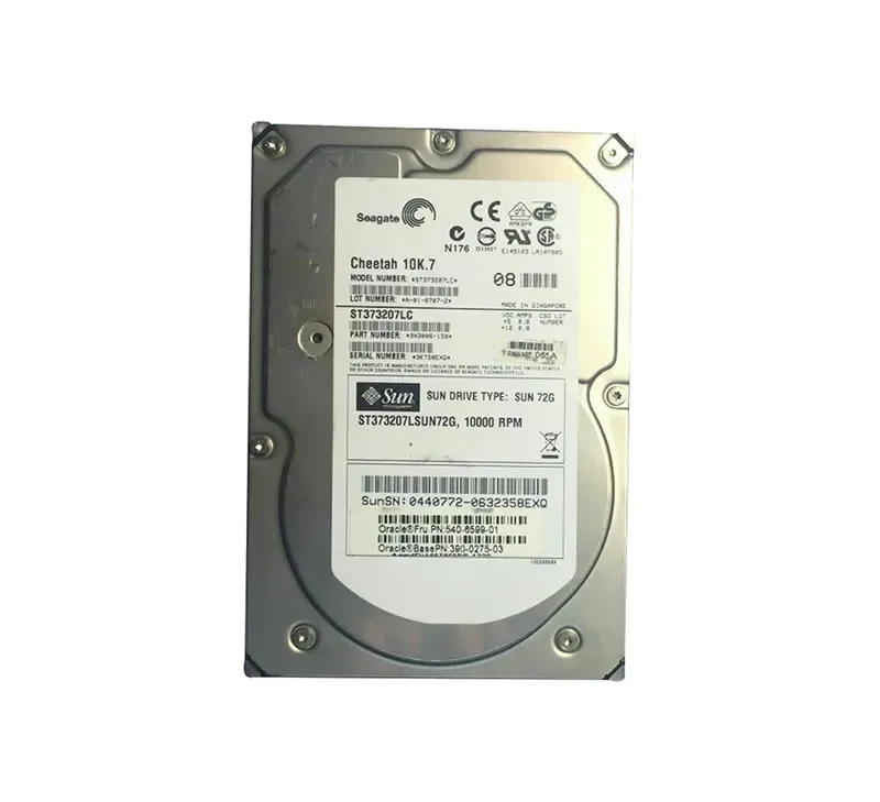 540-6599-03 - Sun 73GB 10000RPM Ultra-320 SCSI LVD Hot-Pluggable 80-Pin 3.5-inch Hard Drive