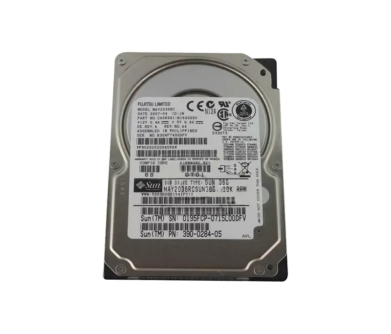 540-6610-01 - Sun 36.4GB 10000RPM SAS 3Gb/s 2.5-inch Hard Drive