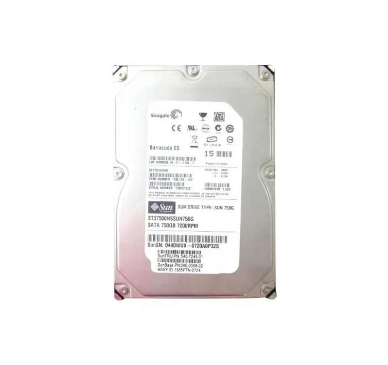 540-7245 - Sun 750GB 7200RPM SATA 3GB/s 16MB Cache 3.5-inch Hard Drive