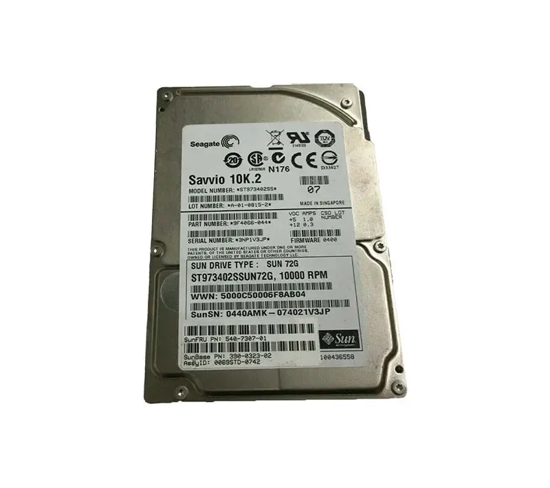 540-7307-01 - Sun 73GB 10000RPM SAS 3Gb/s 2.5-inch Hard Drive