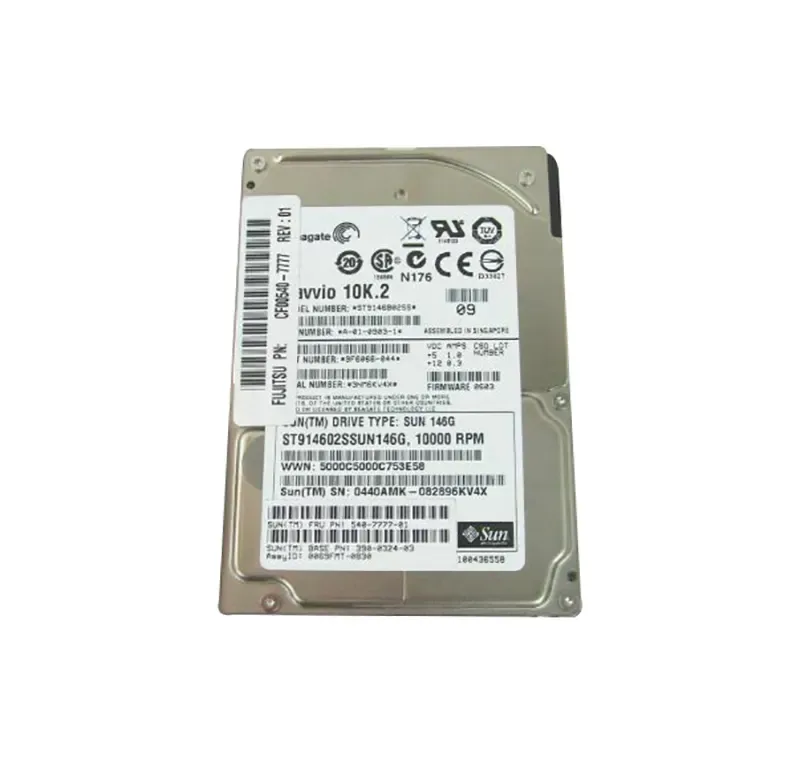 540-7777-01 - Sun 146GB 10000RPM SAS SFF Hard Drive