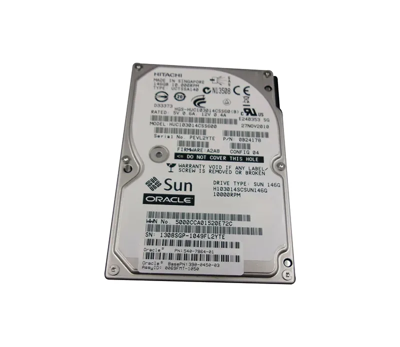 540-7864-01 - Sun 146GB 10000RPM 2.5-inch SAS 3Gbps Hot Swappable Hard Drive