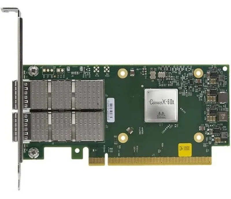 Dell 540-BCXM ConnectX-6 DX 2-Ports 100GbE QSFP56 PCI Express 4.0 x16 Low Profile Network Adapter
