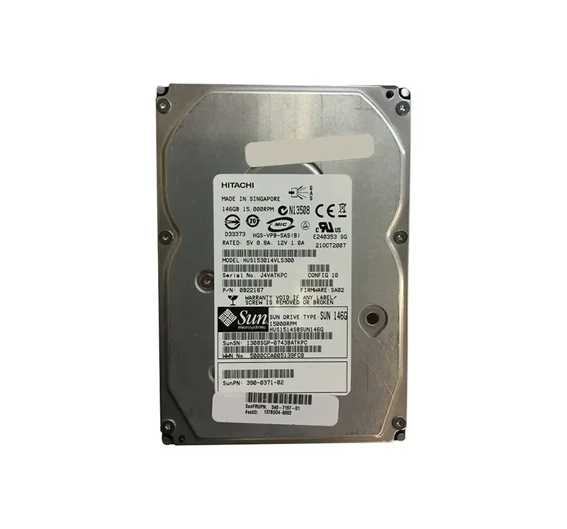 540-7197 - Sun 146GB 15000RPM SAS 3Gb/s Hot-Pluggable 3.5-inch Hard Drive