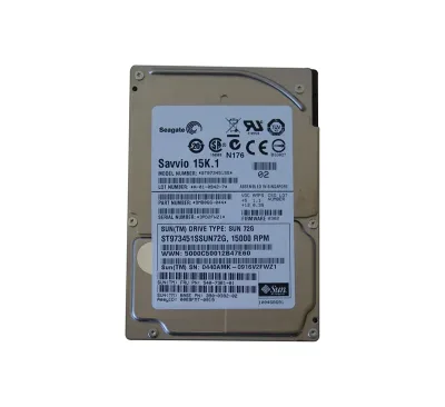 540-7361 - Sun 73GB 15000RPM SAS 3Gb/s 16MB Cache 2.5-inch Hard Drive