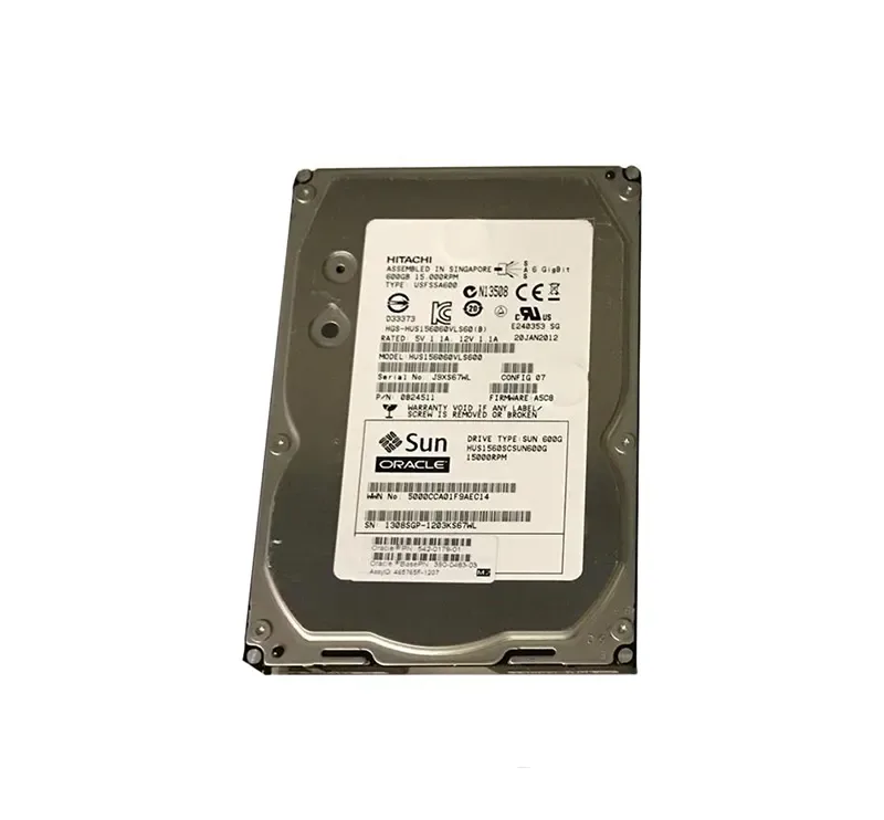 542-0179 - Sun 600GB 15000RPM SAS 6Gb/s 3.5-inch Hard Drive