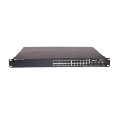 550976773 - Dell PowerConnect 5400 Series 5424 24 x Ports 10/100/1000Base-T + 4 x Ports Expansion Slot SFP Rack-Mountable Managed Gigabit Ethernet Network Switch