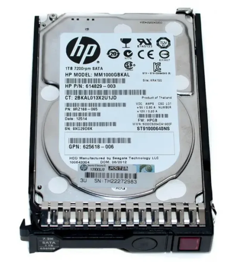 5541899-A - HP 1TB 7200RPM SATA Hot-Pluggable 2.5-inch Hard Drive