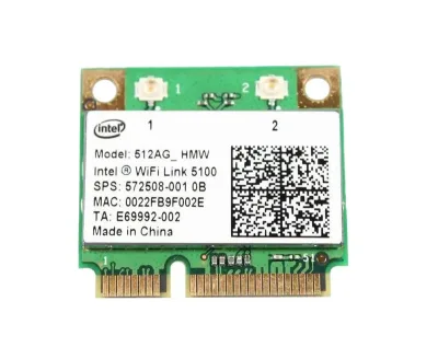 572508-001 - HP PCI-Express Mini PCI 802.11a/b/g WiFi Link 5100 Wireless Lan (WLAN) Network Adapter