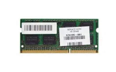 579155-001 - HP 2GB DDR3-1333MHz PC3-10600 non-ECC Unbuffered CL9 204-Pin SoDimm 1.35V Low Voltage Memory Module