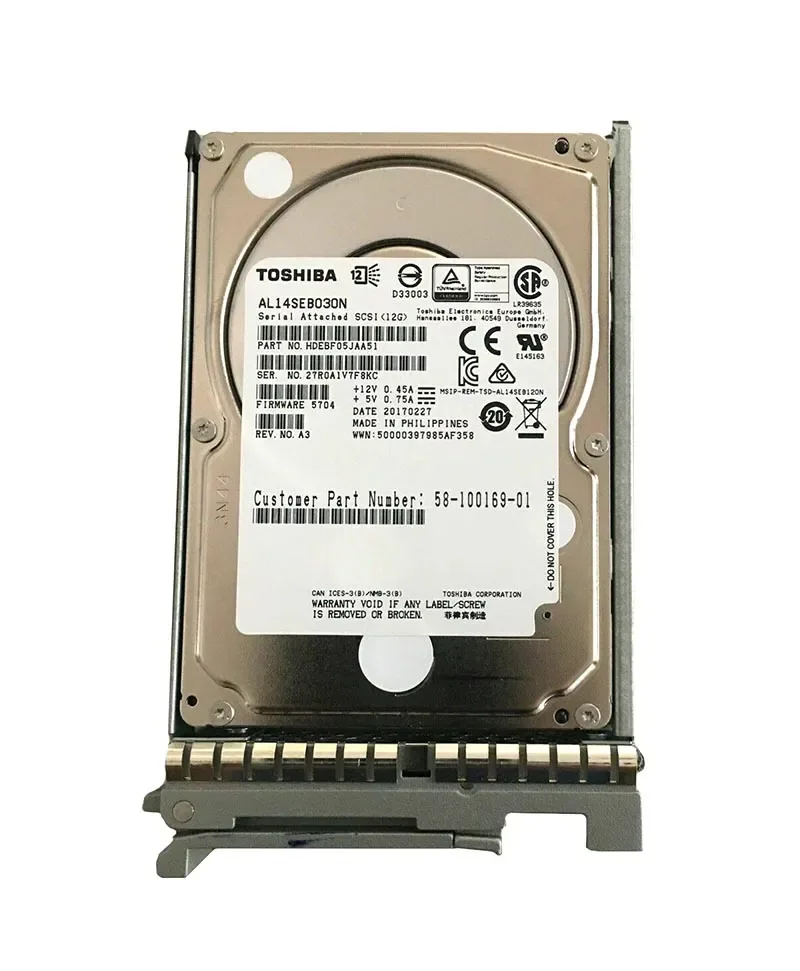 58-100169-01 - Cisco 300GB 10000RPM SAS 12Gb/s 2.5-inch Hard Drive