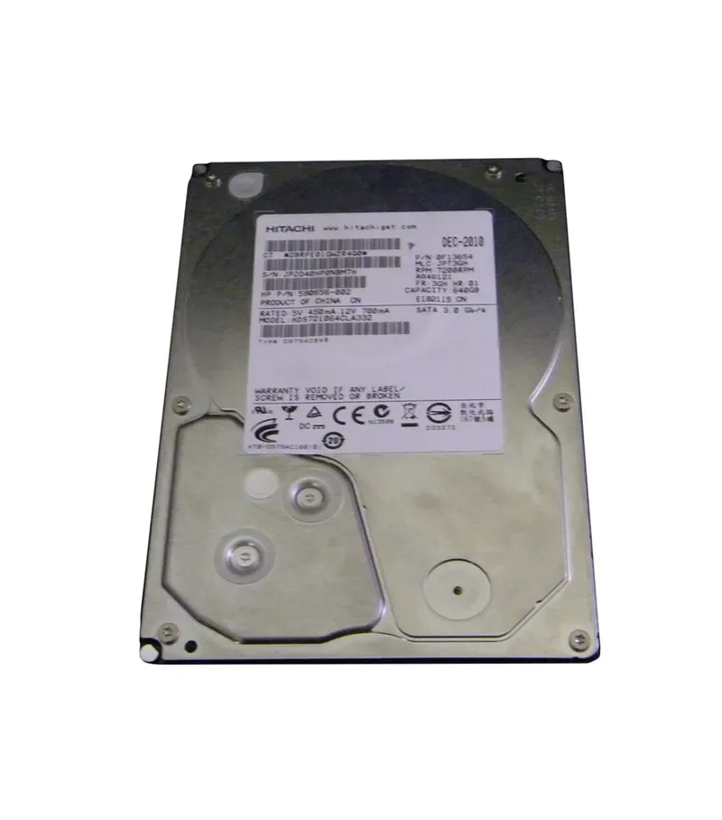 590656-002 - HP 640GB 7200RPM SATA 3Gb/s 3.5-inch Hard Drive