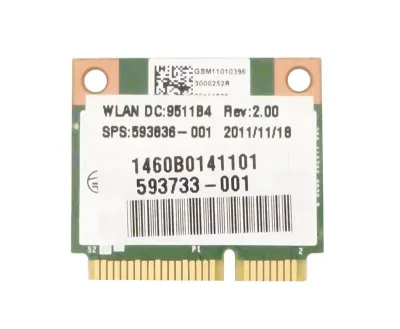 593733-001 - HP 4313AGn 802.11a/b/g/draft-n Wi-Fi Adapter