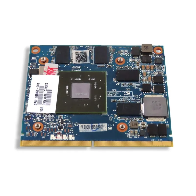 595820-001 - HP nVidia NVS 5100 1GB Laptop Graphics Card