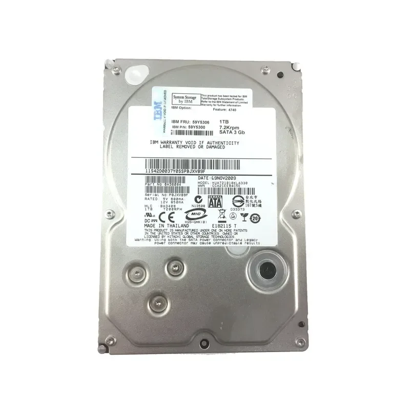 59Y5306 - IBM 1TB 7200RPM SATA Hard Drive with Tray