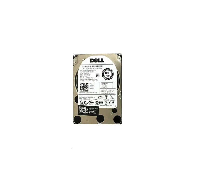 5H9C6 - Dell 600GB 10000RPM SAS 6Gb/s 2.5-inch Hard Drive with Tray