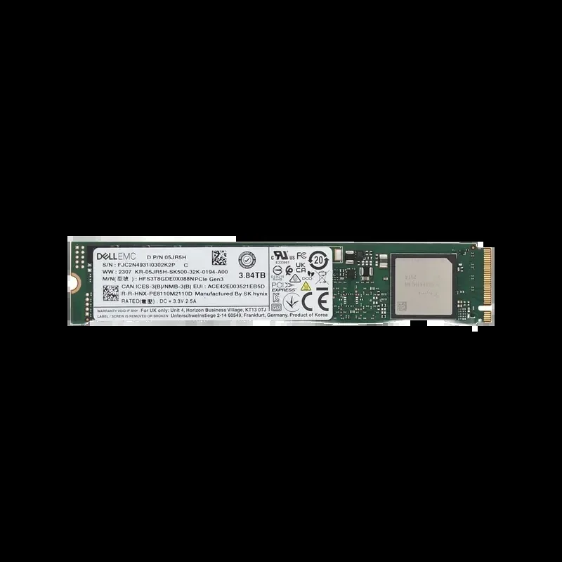 Dell 5JR5H Dell Dell 05JR5H / 5JR5H 3.84TB Multi-Level Cell PCI Express NVMe 3.0 Read Intensive M.2 22110 Solid State Drive. In Stock