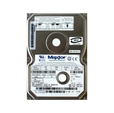 5T030H3 - Maxtor DiamondMax Plus 60 30.7GB 7200RPM IDE / ATA-100 2MB Cache 3.5-inch Hard Drive