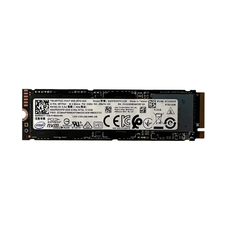 Dell 5Y7GC 512GB PCI Express 3.0 x4 NVMe M.2 2280 Solid State Drive