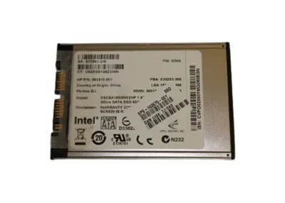 602675-001 - HP 80GB MLC SATA 3Gb/s 1.8-inch Solid State Drive