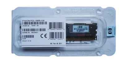604506-B21 - HP 8GB DDR3-1333MHz PC3-10600 ECC Registered CL9 240-Pin DIMM 1.35V Low Voltage Dual Rank Memory Module
