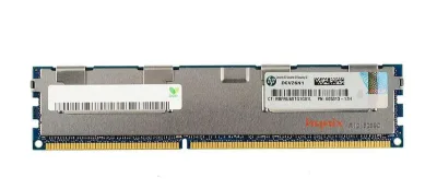 605313-17H - HP 8GB DDR3-1333MHz PC3-10600 ECC Registered CL9 240-Pin DIMM 1.35V Low Voltage Memory Module