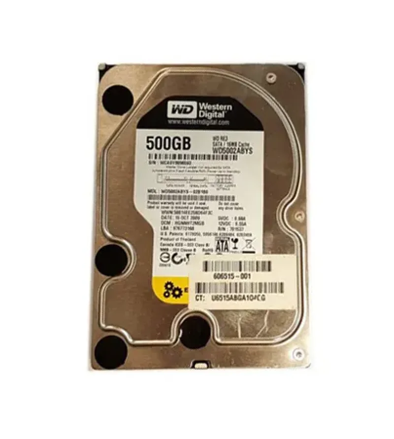 606515-001 - HP 500GB 7200RPM SATA 3Gb/s 3.5-inch Hard Drive