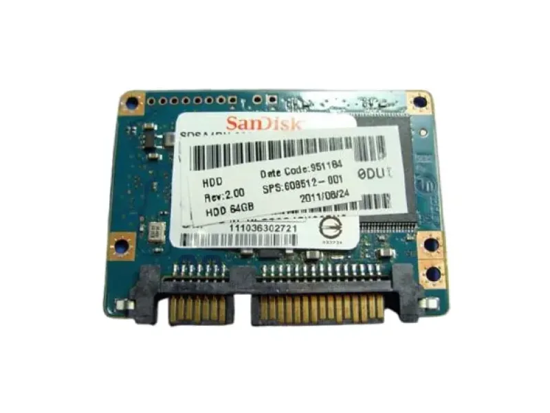 608512-001 - HP 64GB SATA 1.5Gb/s 1-inch Solid State Drive