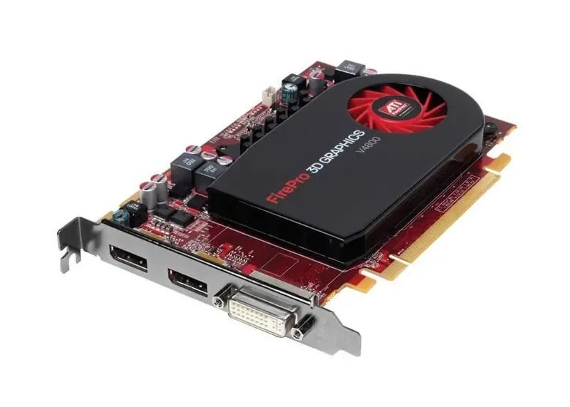 608529-001 - HP ATI FirePro V4800 1GB GDDR5 128-Bit PCI Express 2.0 x16 Video Graphics Card