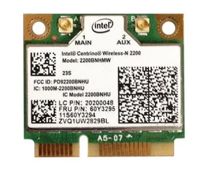 60Y3295 - IBM Lenovo 802.11 b/g/n Wireless Mini-PCI Express Adapter for ThinkPad T530i