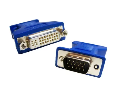 612330-003 - HP DVI-I-Male to VGA-Female Black Adapter