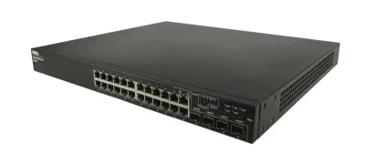 612567844 - Dell PowerConnect 6224 Layer 3 Switch 20 Port 4 Slot 20, 4 x 10/100/1000Base-T, 10/100/1000Base-TNo 4 x SFP (mini-GBIC) Slot